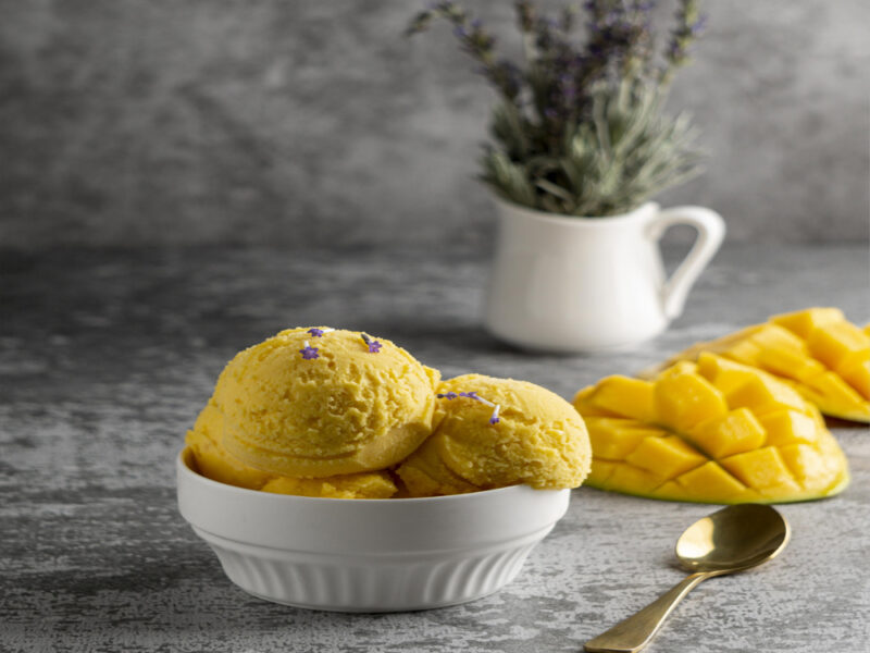 Mango ice cream