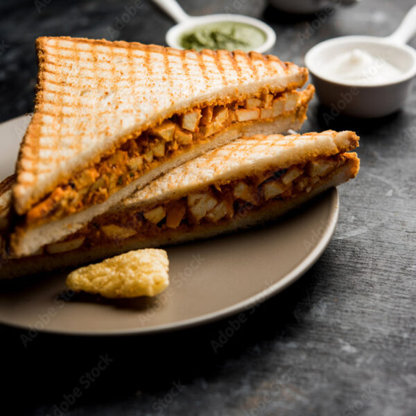 Paneer tikka sandwich