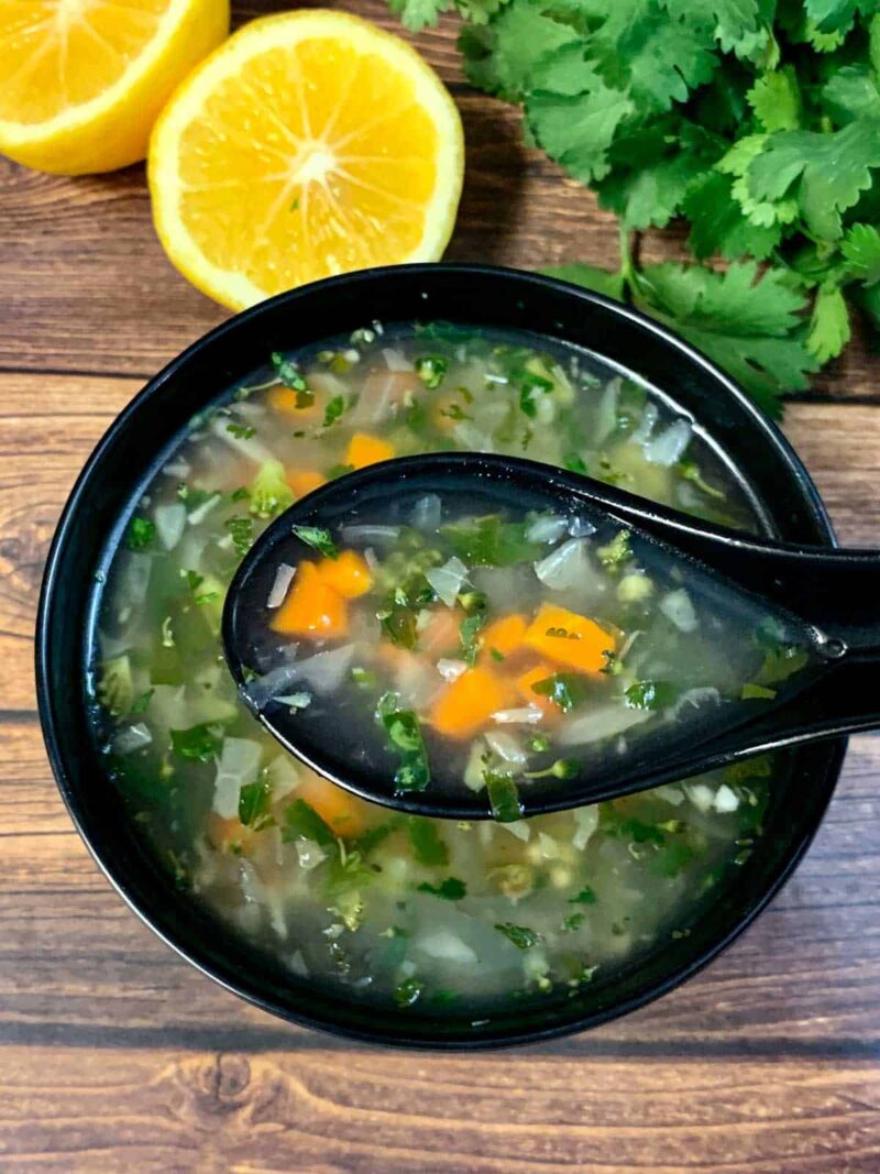 lemon coriander soup